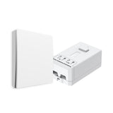 Ener-J 1-Gang Wireless Kinetic Light Switch & 500W Receiver Kit, White, Self-Powered, IP65 Waterproof (Pro Series)