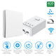 Ener-J 1-Gang Wireless Kinetic Switch & 500W WiFi Receiver Kit, White, Battery-Free & No Wiring