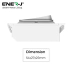 1 Gang Wireless Kinetic Switch Style, White Body (ECO Series)