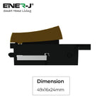 1G Grid Switch Compatible with Antique Brass Finish