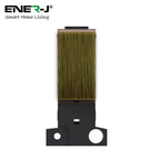 1G Grid Switch Compatible with Antique Brass Finish