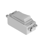 Wireless Grid Switch Compatible with Gridpro plate, Polar White (Eco Series)