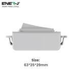 Wireless Grid Switch Compatible with Gridpro plate, Polar White (Eco Series)