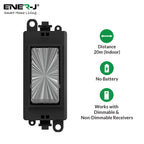 Wireless Grid Switch Compatible with Gridpro plate, Satin Chrome (Eco Series)