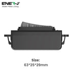 Wireless Grid Switch Compatible with Gridpro plate, Satin Chrome (Eco Series)