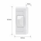 Ener-J Wireless Kinetic Door Switch Battery-Free White Finish Light Control Switch