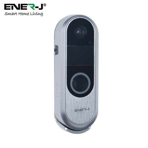ENERJ Slim Wireless Video Door Bell Camera With 2 Way Audio, Night Vision, PIR Sensor, 720P Full HD Display and a Rechargeable Battery