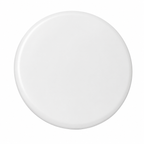 Round smart LED panel ceiling light front view in white with WiFi app control and dimmable lighting