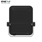 ENER-J solar LED floodlight back view with durable waterproof outdoor housing