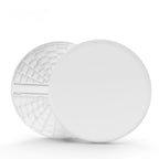 Close-up view of ENER-J smart recessed LED panel light with mounting clips for ceiling installation