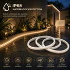 50M FCOB Neon Rope Light Kit, 10W/M, 800Lm/M, 4000K