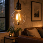 Ener-J G95 LED Filament Globe Bulb Pack of 4 E27 4W 2700K Clear