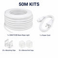 50M FCOB Neon Rope Light Kit, 10W/M, 800Lm/M, 6500K