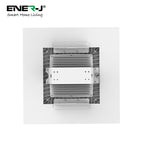 150W Premium Canopy Lights with 140 Lm/W & Dimmable Lifud Driver, Size 400x400mm, IP65 & IK08, Includes Recessed Mounting Kit & Surface Bracket installation, 5700K, 5 Years warranty