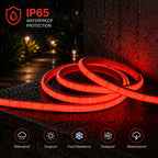 50M FCOB Neon Rope Light Kit, 10W/M, 800Lm/M, Red