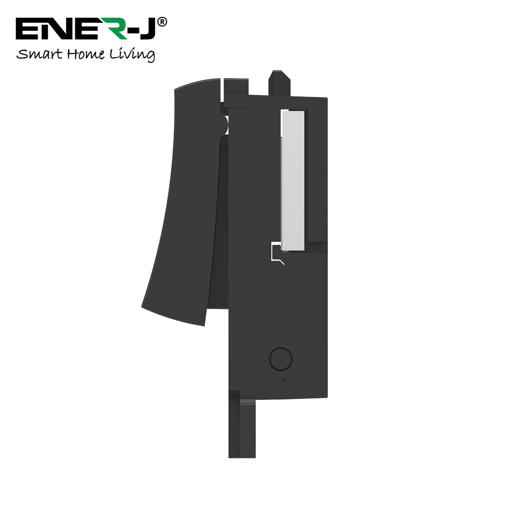 1 Gang Grid Switch, Black Body