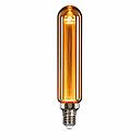 Ener-J T45 LED Filament Tube Bulb Pack of 4 E27 3W 2000K Amber