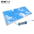 Ener-J 120x60cm LED Sky Cloud Backlit Panel, 60W 2D Design, 6000K Daylight, Pack of 2