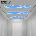 Ener-J 120x60cm LED Sky Cloud Backlit Panel, 60W 2D Design, 6000K Daylight, Pack of 2