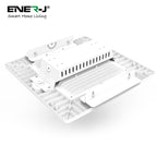 100W Premium Canopy Lights with 140 Lm/W & Dimmable Lifud Driver, Size 325x325mm, IP65 & IK08, Includes Recessed Mounting Kit & Surface Bracket installation, 5700K, 5 Years warranty