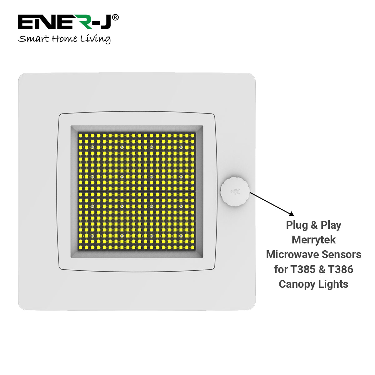 100W Premium Canopy Lights with 140 Lm/W & Dimmable Lifud Driver, Size 325x325mm, IP65 & IK08, Includes Recessed Mounting Kit & Surface Bracket installation, 5700K, 5 Years warranty