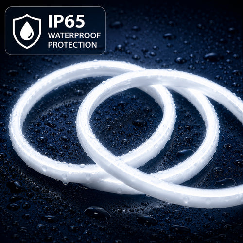 50M FCOB Neon Rope Light Kit, 10W/M, 800Lm/M, 6500K