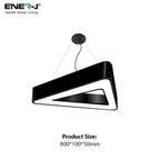 36W Hollow Triangle Pendant Light, Size: Diameter 80 cms, Lampshade height 5 cms