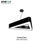 36W Hollow Triangle Pendant Light, Size: Diameter 80 cms, Lampshade height 5 cms
