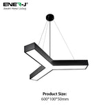 18W Hollow Y shape Pendant Light, Size: Diameter 60 cms, Lampshade height 5 cms