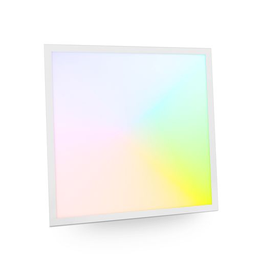 Ener-J Smart RGB+CCT LED Ceiling Panel Light 600  x 600mm, 40W Backlit Panel, App, Remote & Voice Control