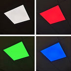 Ener-J Smart RGB+CCT LED Ceiling Panel Light 600  x 600mm, 40W Backlit Panel, App, Remote & Voice Control