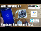 5 Meters 12V IP65 LED Strip Kit, Smart Wi-Fi RGB Colour Changing Strip for Bedroom Ceiling Party Decoration with Remote and Plug