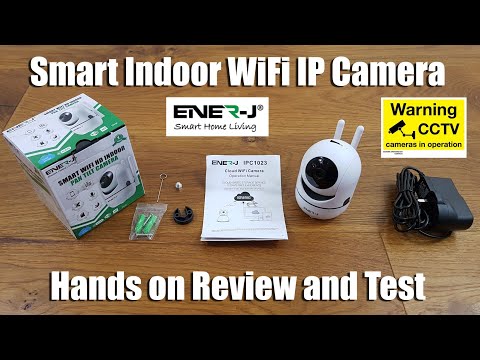 Smart Wireless Indoor IP Security Camera, Auto Tracker, Motion Sensor, Night Vision, 360 Degree Pan Tilt Zoom Two Way Audio, Cloud Storage