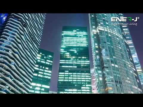 Ener-J 1 Gang Wireless Kinetic Switch and 500W RF Receiver Kit, ECO Series, White Finish