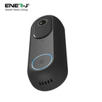 Ener-J Flexi Smart Video Doorbell, 1080p HD, Wired or Wireless Battery Powered, Indoor USB Chime
