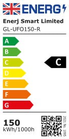 150W CCT & Power switchable UFO Highbay With Accessories for Reflector