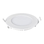 6W Recessed Round LED Mini Panel Downlight, 120mm Diameter, 105mm Hole Size, 2 Years Warranty, 20000 Hours Long life | Single pack - 3000K