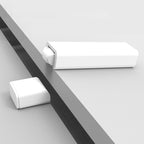 Wireless Kinetic Door Switch - Easy Lighting Control for Doors, Drawers, and Cabinets, IP56 Rated, White Body