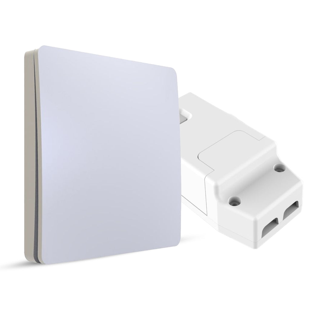 Wireless Light Switch Kit, 1 Gang Switch & a 100W RF Dimmable Receiver