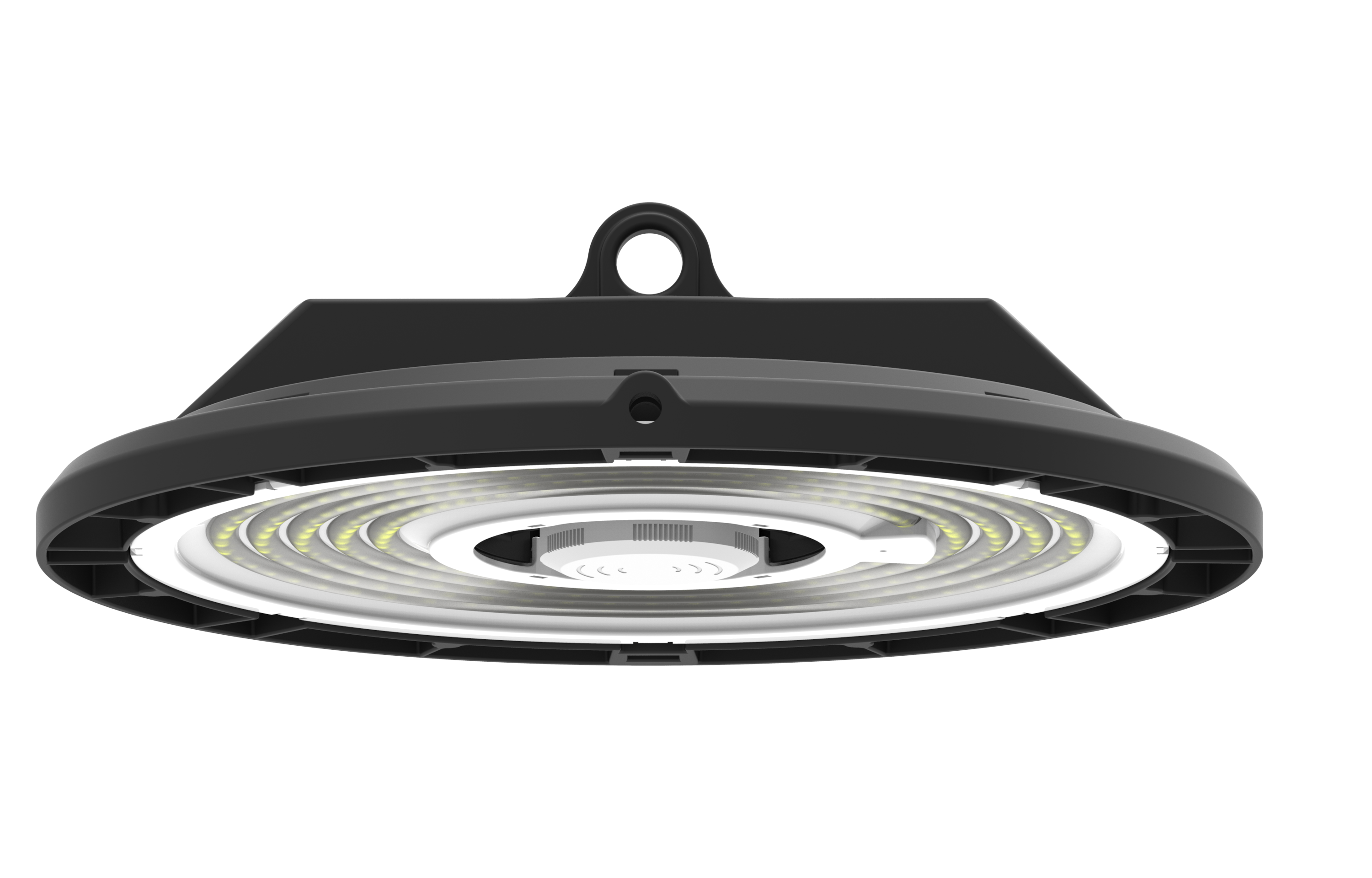 150W UFO LED High Bay Bridgelux LED 6000K 140lm W with Dimmable 3 in 1 DRIVER - ENER-J Smart Home