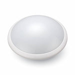 24W LED Bulkhead Ceiling Light with Microwave Sensor IP65 Waterproof 2000 Lumens, Cool White, Round LED Ceiling Light for Bathroom, Kitchen, Hallway
