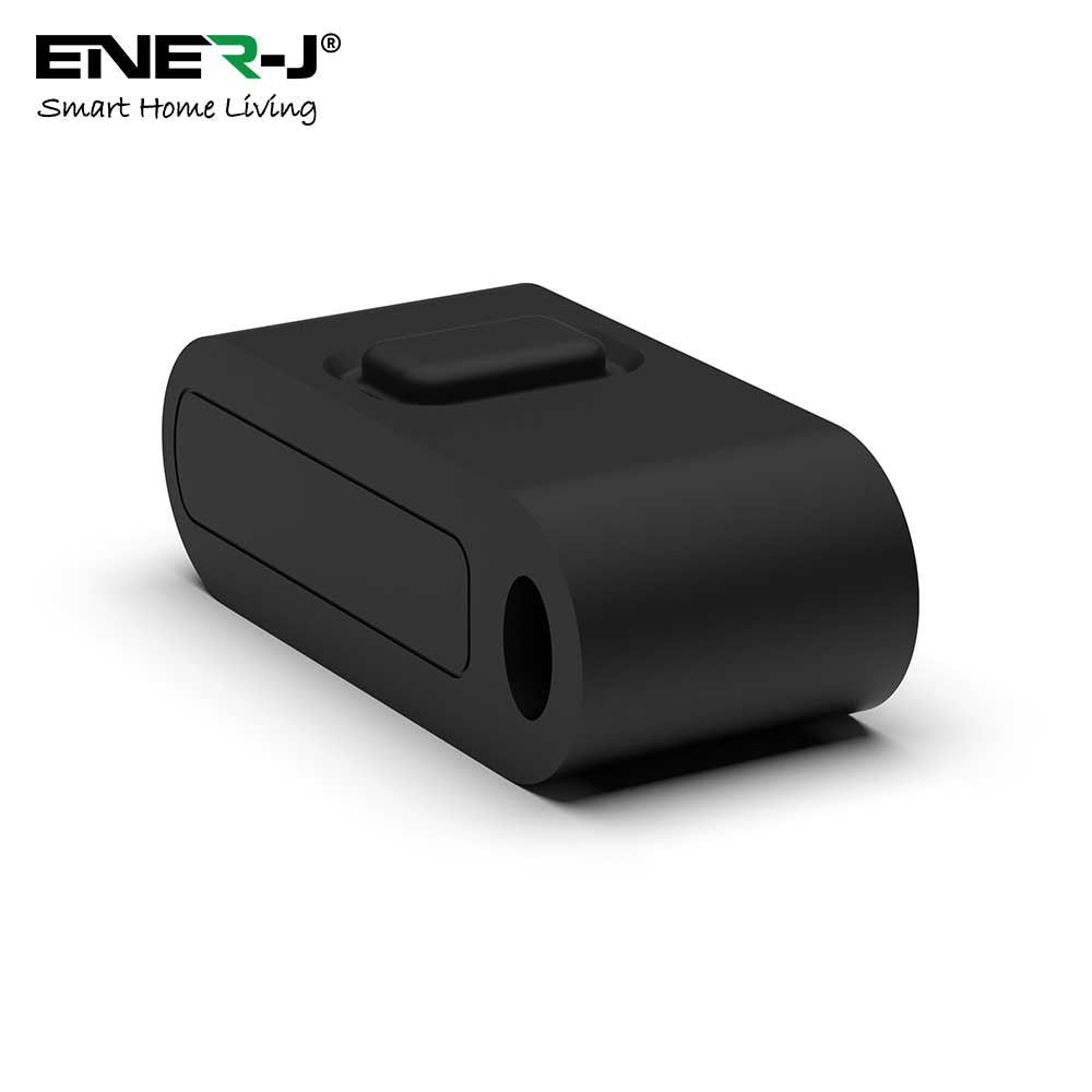 ENER-J Mini FOB Wireless Switch 1 Gang, Black  for ECO RANGE + 500W RF Receiver