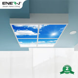 40W SKY LED 3D Ceiling Panel 60x60cms, Set of 4 Ultra Thin LED Panels, for Waiting Area, Hallway, Office and Home