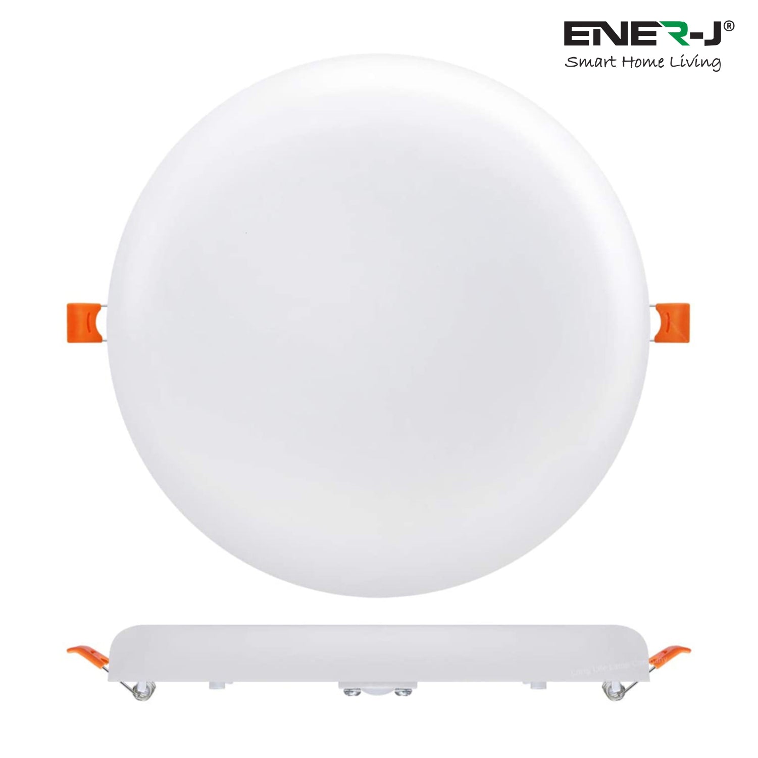 Pack of 4 24W Frameless Recessed-Surface Super LED Panel Downlights, 105mm, Round, 2 Years Warranty - 6000K