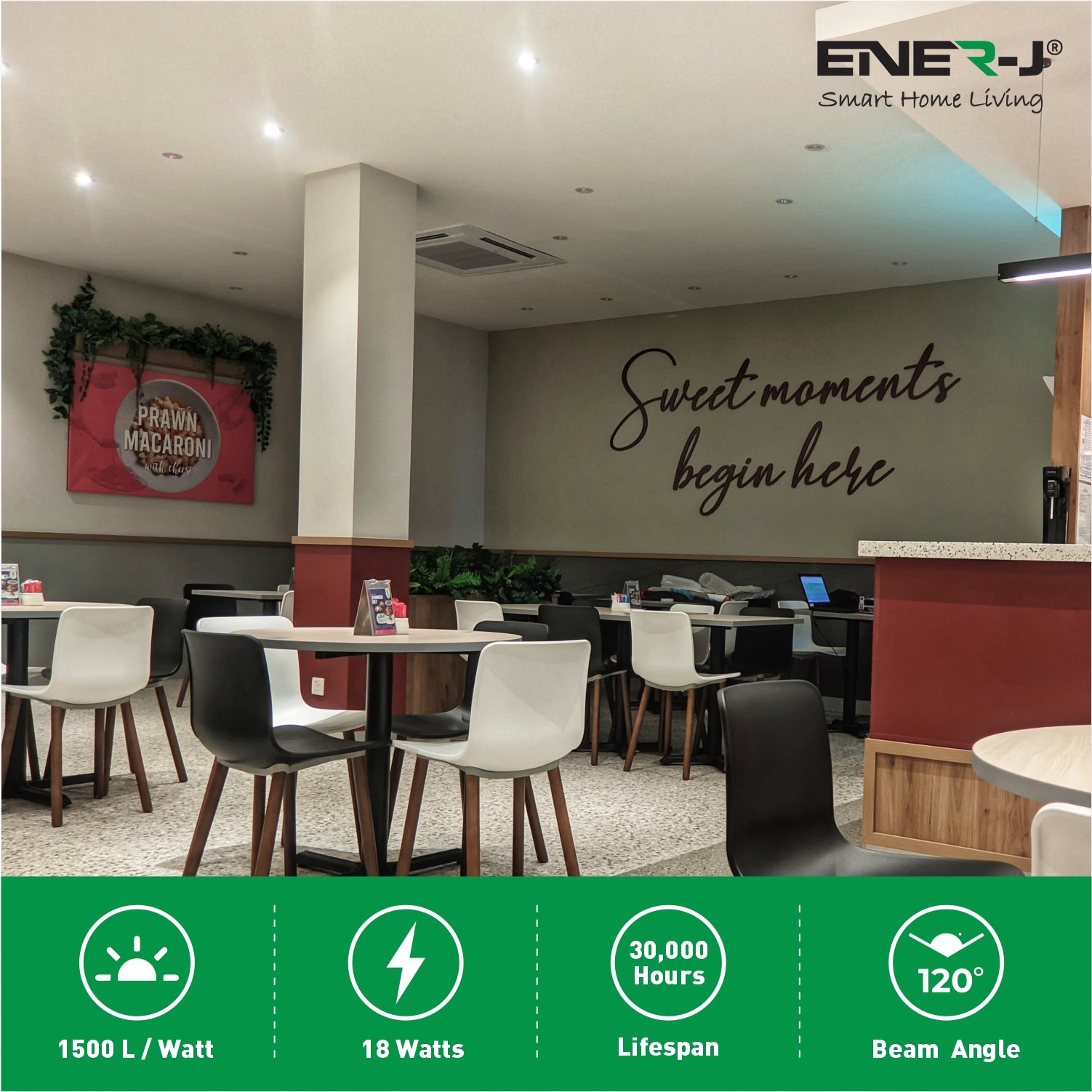 18W Recessed Round LED Downlight Mini Panel 220mm Diameter, 205mm Hole Size, CE Driver, 20000 Hours Long Life, 2 Years Warranty | Single Pack - 4000K