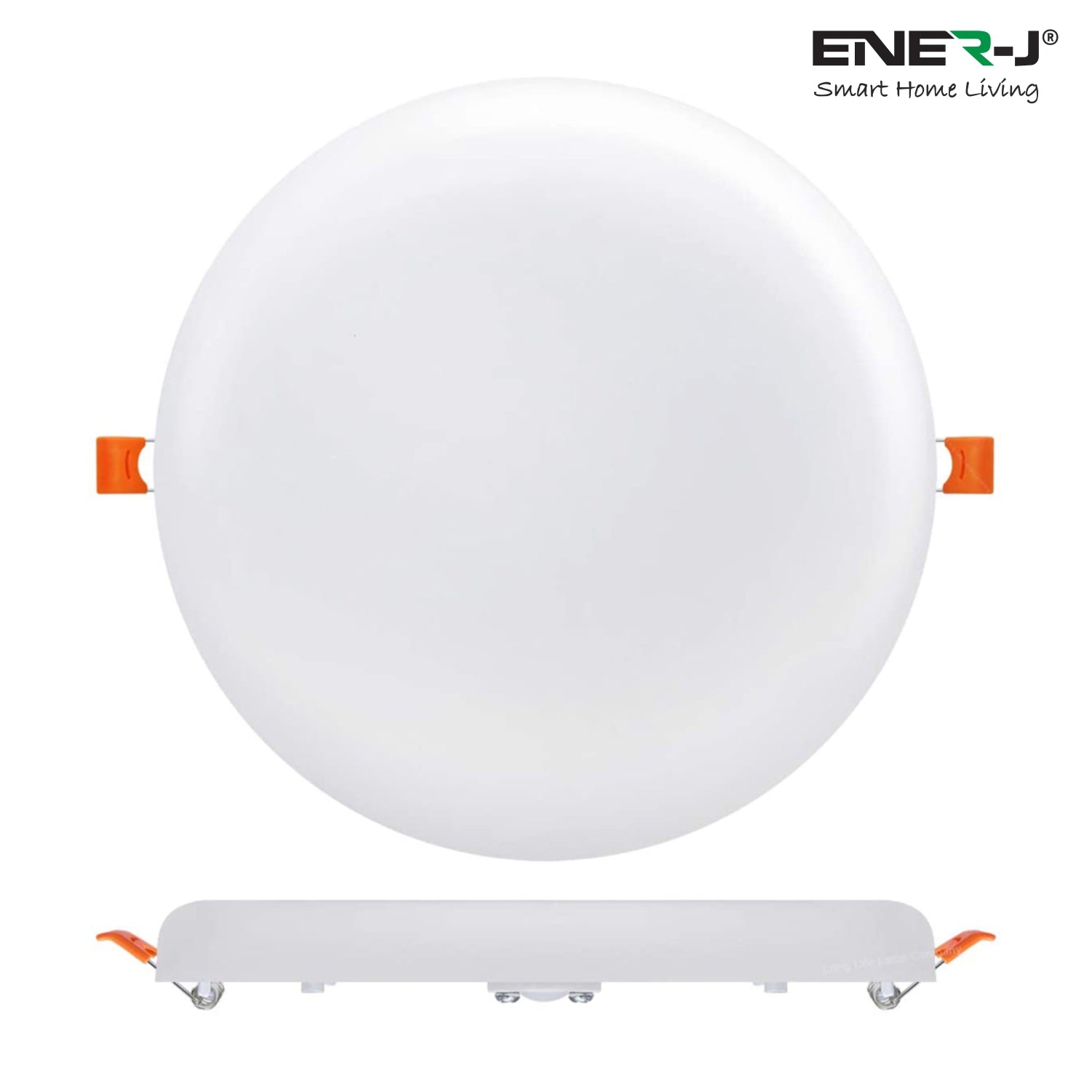 Pack of 4 18W Frameless Recessed-Surface Super LED Panel Downlights, 6000K, 105mm, Round, 2 Years Warranty