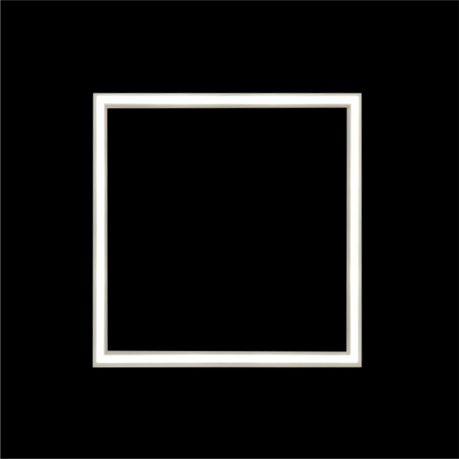 40W LED Super Bright Frame Border Line LED Light Panel Ceiling Lamp, 60x60cms, 40W with 4000 Lumens, 3 Years Warranty | Pack of 6 - 4000K