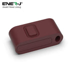ENER-J Mini FOB Wireless Switch 1 Gang, Black  for ECO RANGE + 500W RF Receiver