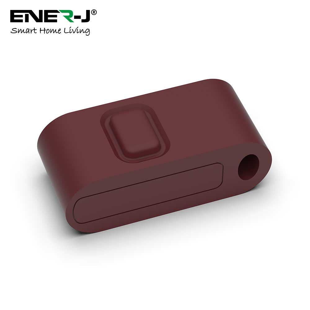 ENER-J Mini FOB Wireless Switch 1 Gang, Black  for ECO RANGE + 500W RF Receiver
