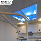 40W SKY LED 3D Ceiling Panel 60x60cms, Set of 4 Ultra Thin LED Panels, for Waiting Area, Hallway, Office and Home